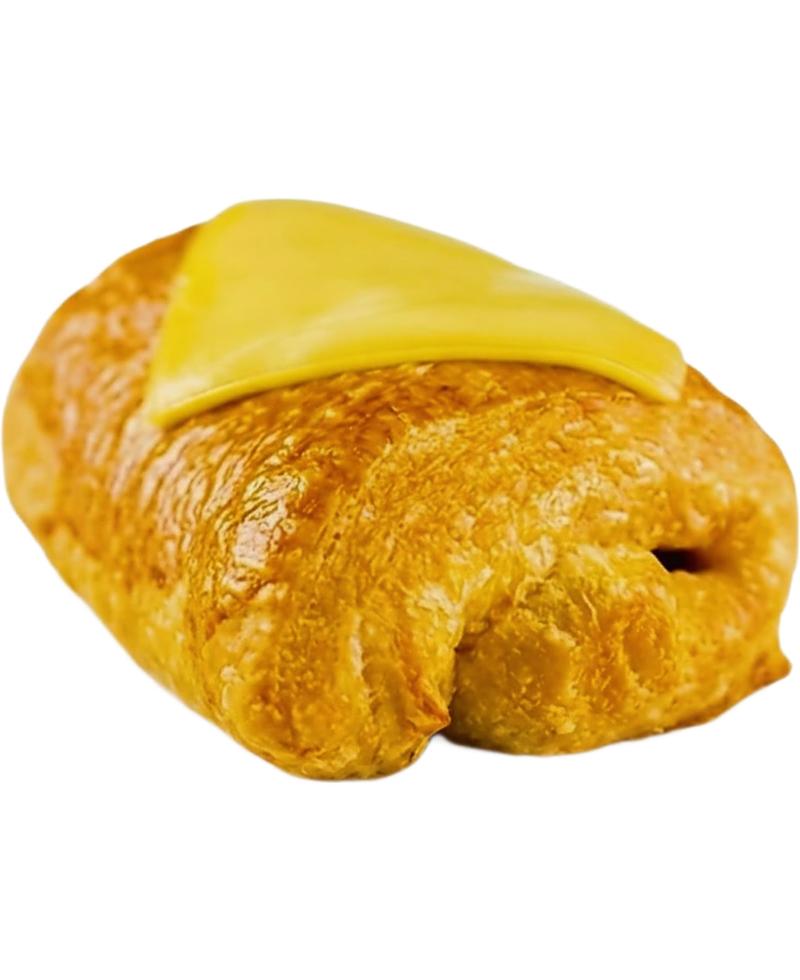 Piece Pate Pastry Sausage